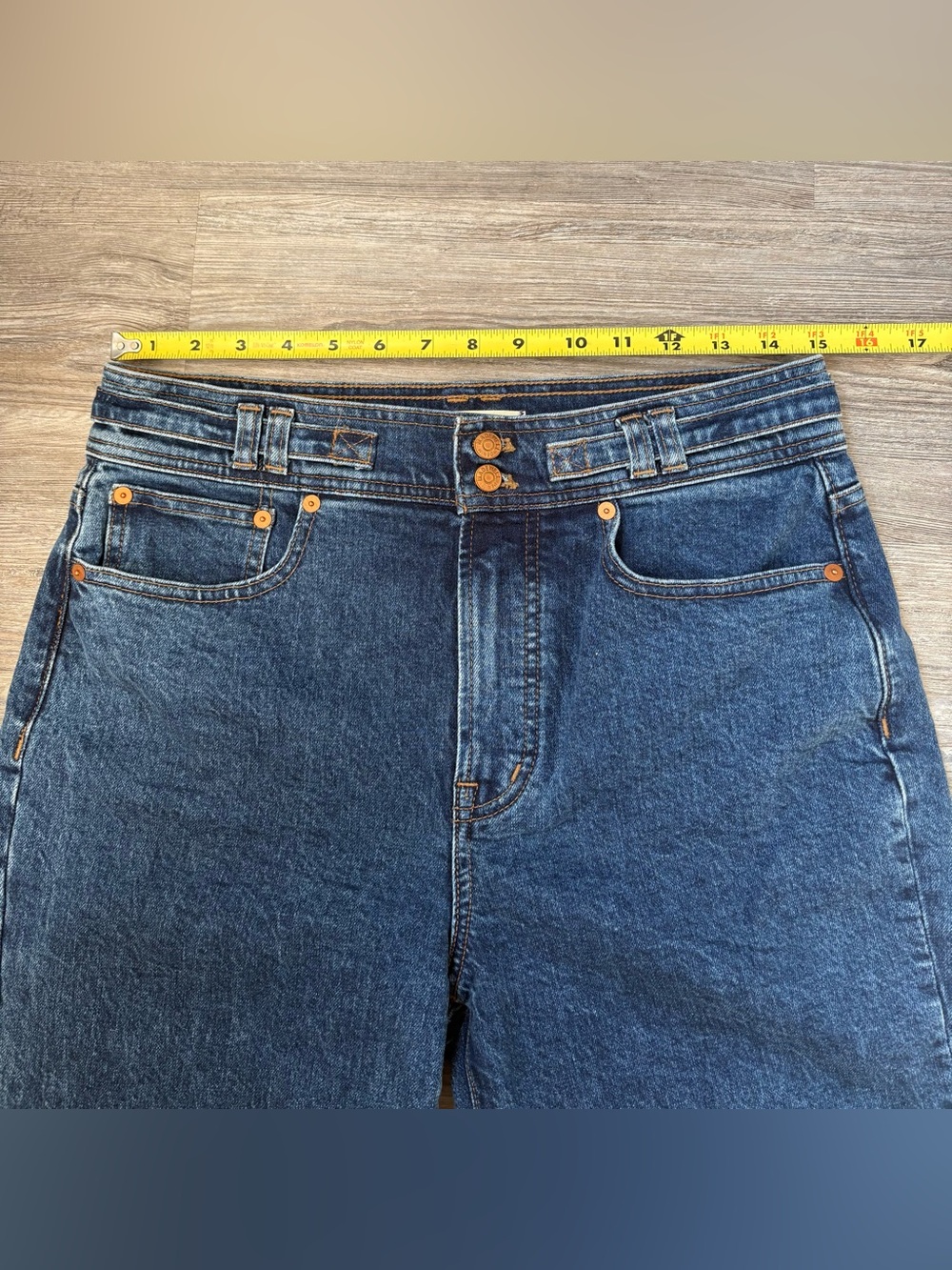 MADEWELL JEANS WOMENS 28 BLUE THE PERFECT VINTAGE FLARE JEAN LIKE NEW - Picture 14 of 16